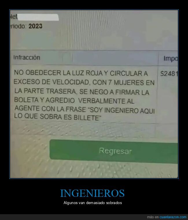 multa,policía,ingeniero