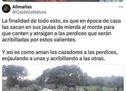 Enlace a Este usuario cuenta por qué la caza de la perdiz con reclamo supone un infierno para estas aves