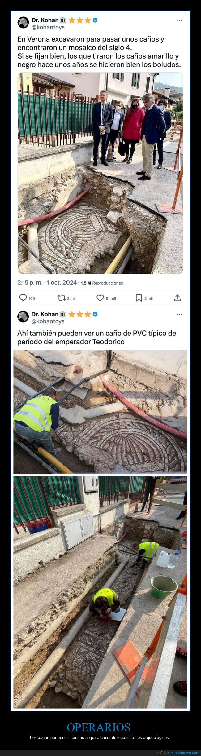 mosaico,tuberías,verona