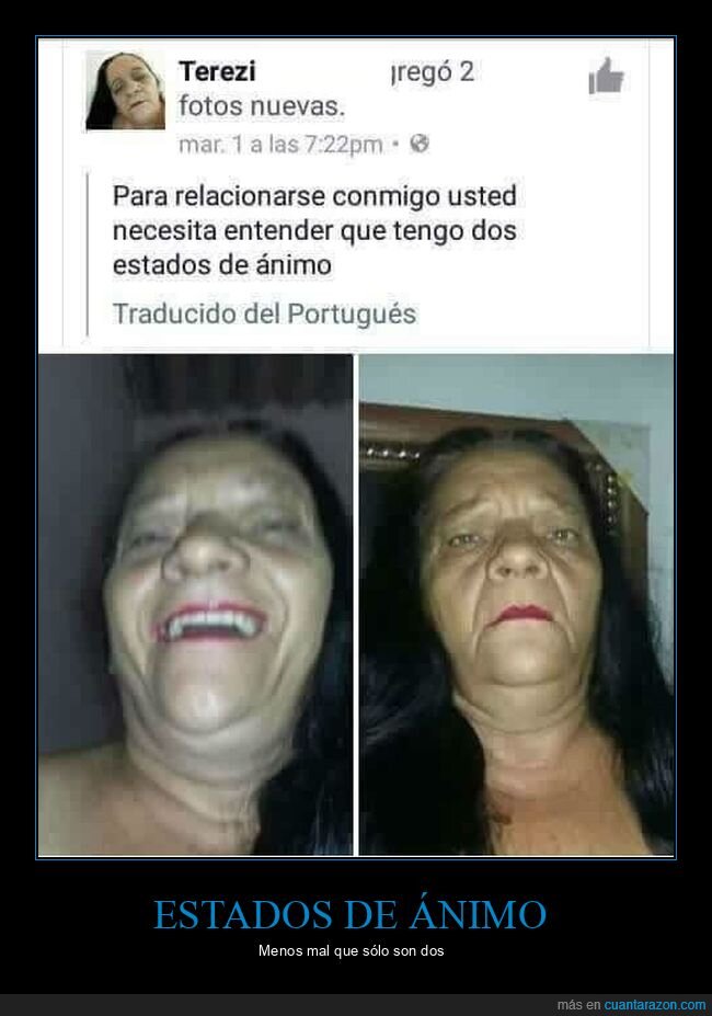 estados de ánimo,personajes