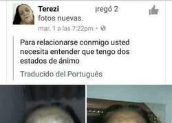 Enlace a Sus dos estados de ánimo