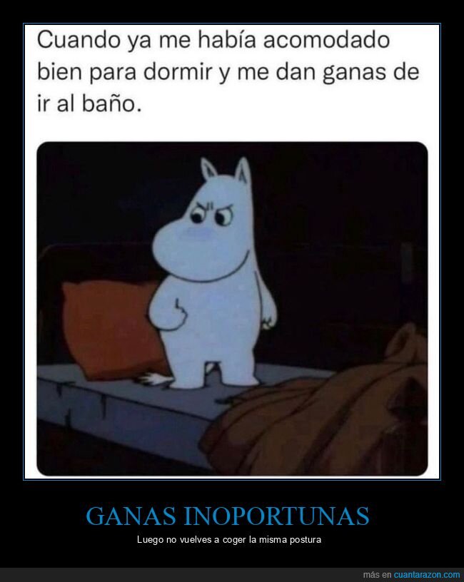 dormir,cómodo,ganas,baño