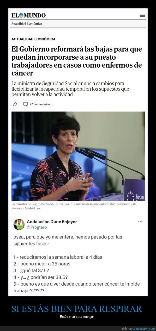 bajas,trabajadores,cáncer