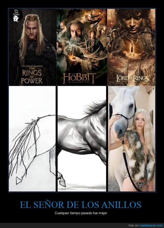 el señor de los anillos,el hobbit,los anillos del poder