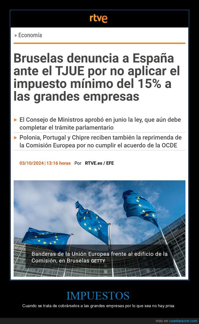 bruselas,denuncia,españa,impuesto,empresas