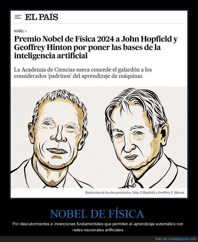 nobel,física,ia,john hopfield,geoffrey hinton
