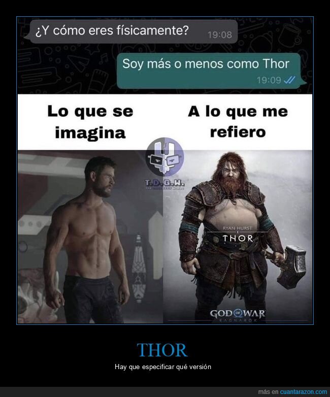 thor,versiones