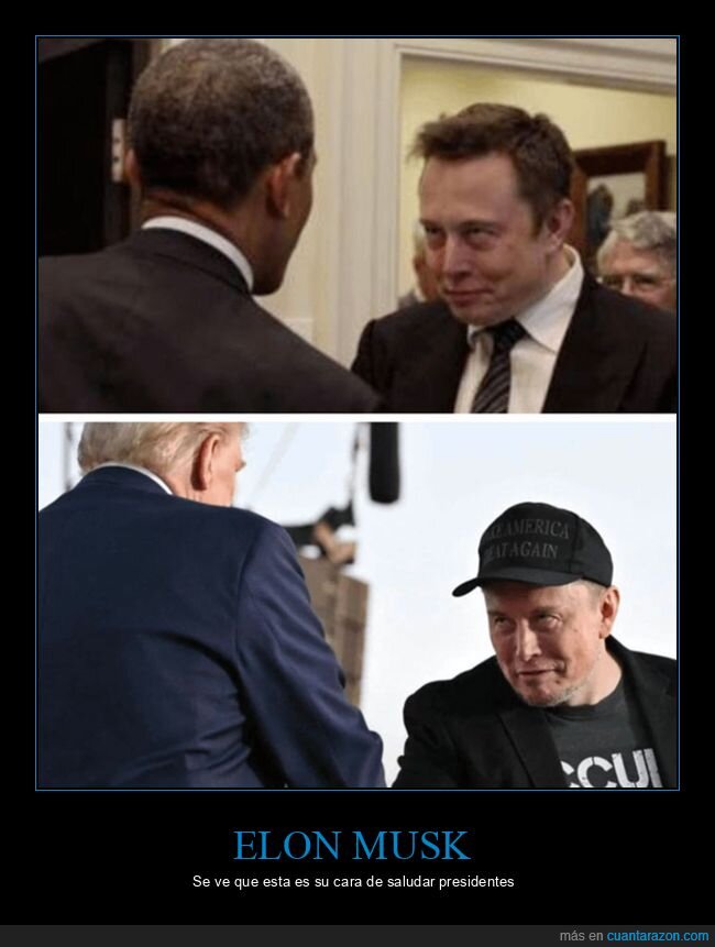 caretos,donald trump,elon musk,obama,políticos