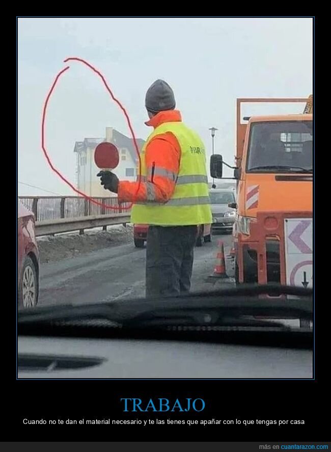 pala,obra,tráfico,señalizando