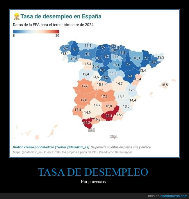 desempleo,españa,provincias,mapas