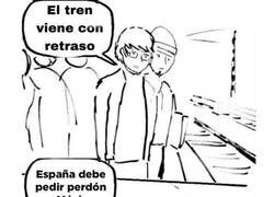Enlace a Tren con retraso