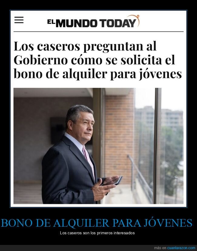 bono alquiler joven,gobierno,caseros,jóvenes