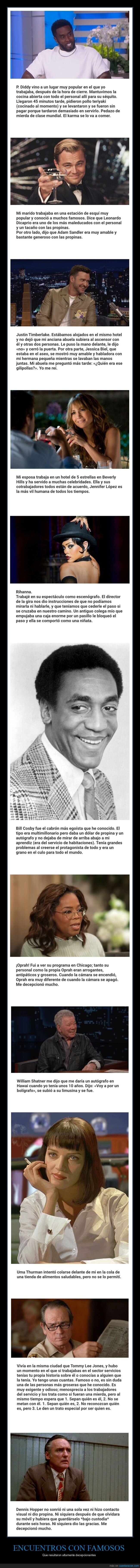 famosos,maleducados,decepcionantes