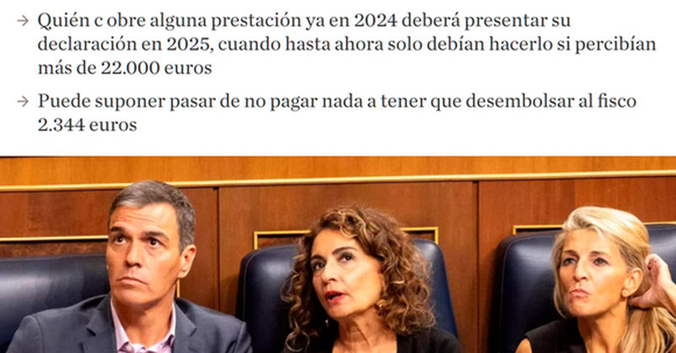 ¡Cuánta razón! / Si cobras el paro ya no te libras de hacer la declaración
