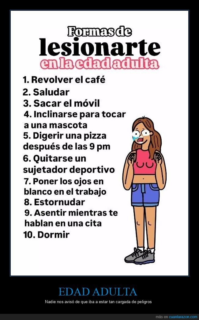 lesionarse,edad adulta