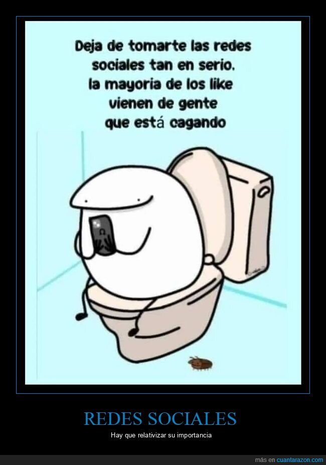 redes sociales,likes,cagando