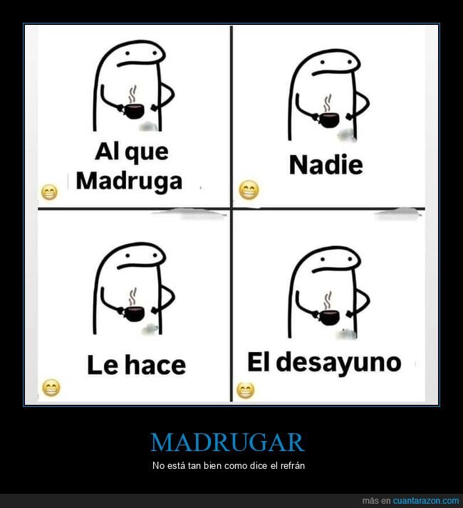 madrugar,desayuno