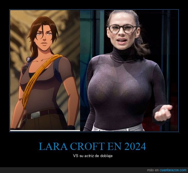 lara croft,actriz de doblaje