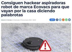 Enlace a Hackers que convierten tu robot aspirador en un maleducado