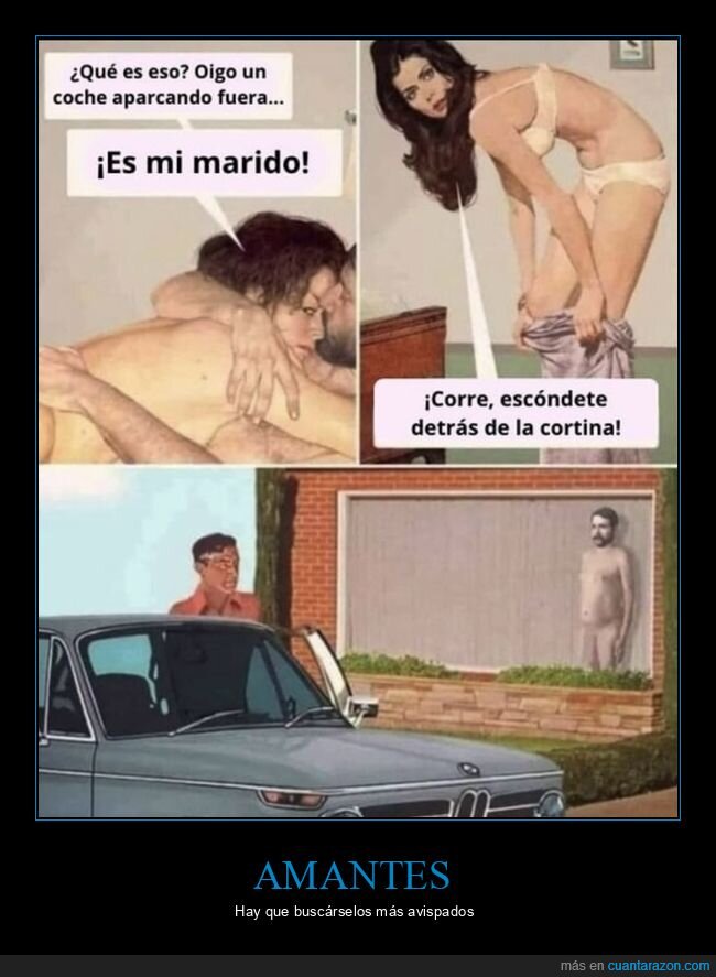 marido,coche,cortina