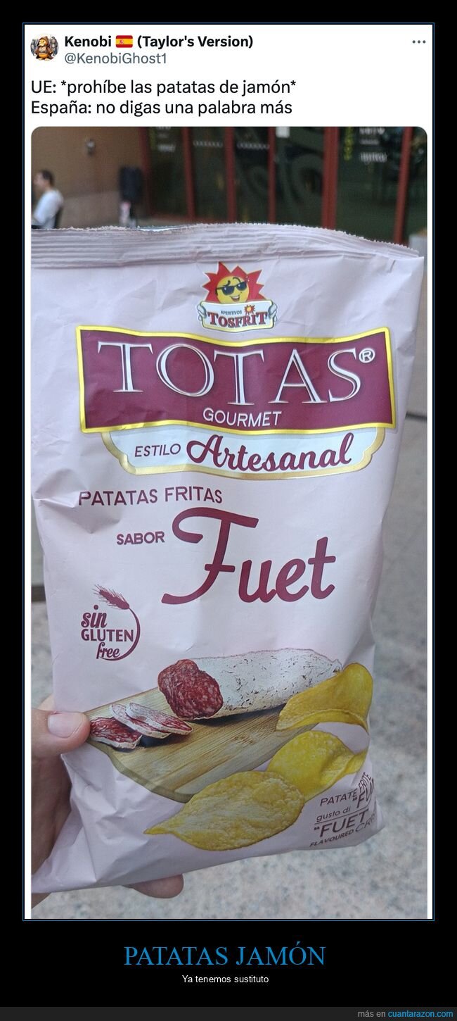 patatas jamón,fuet