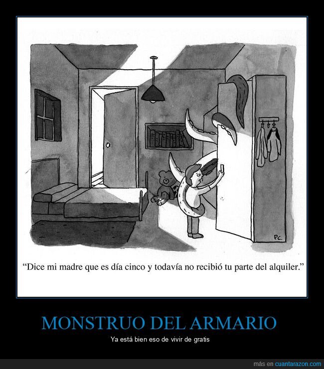 monstruo,armario,alquiler