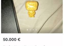 Enlace a Pone en venta un Funko de Harry Potter dorado por 50.000€ en Wallapop y no tarda en aparecer un comprador 