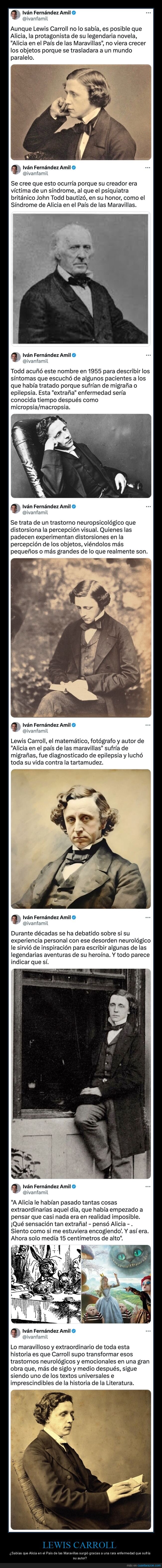 alicia en el país de las maravillas,enfermedad,lewis carroll