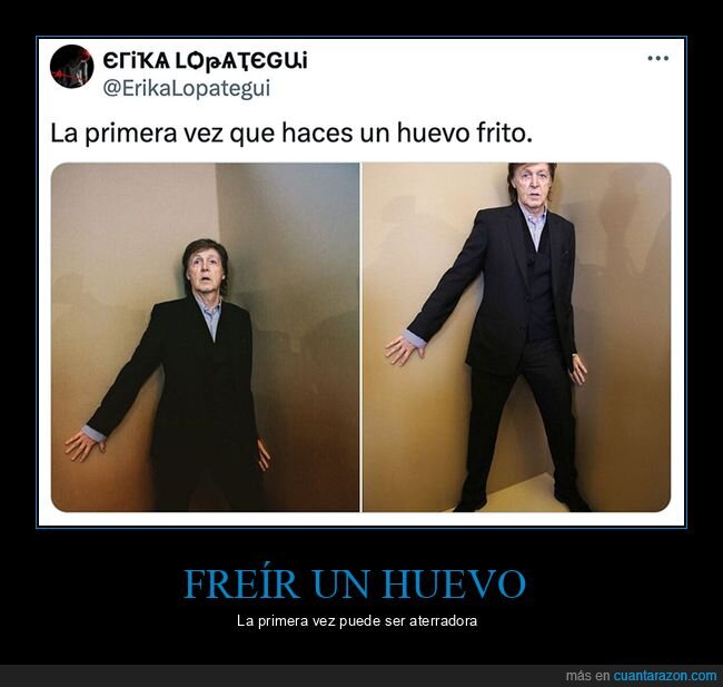 huevo frito,paul mccartney,posando