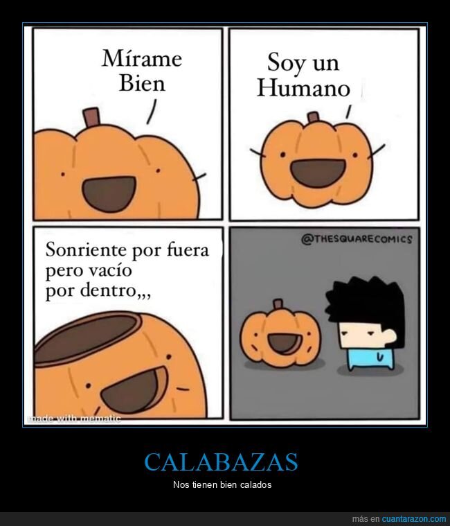 humano,calabaza,sonriente,vacío