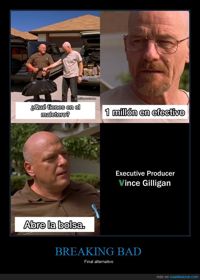 breaking bad,final alternativo