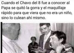 Enlace a Cuando el Chavo conoció al Papa