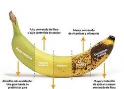 Enlace a Contenido nutricional de un plátano en cada una de sus fases de maduración