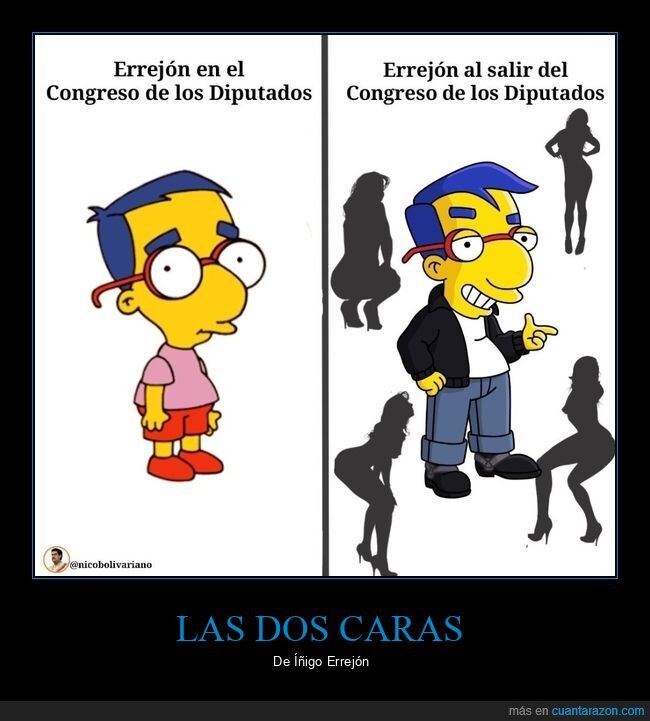 íñigo errejón,dimisión,políticos,milhouse,simpsons