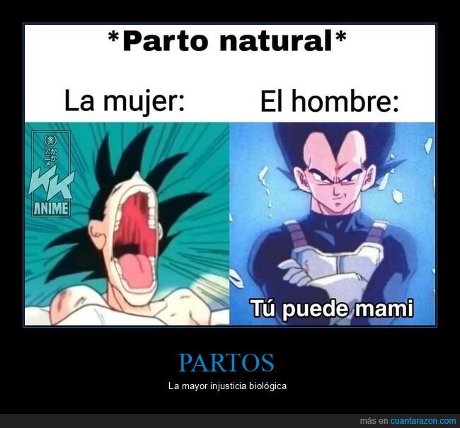 dragon ball,hombres,mujeres,parto