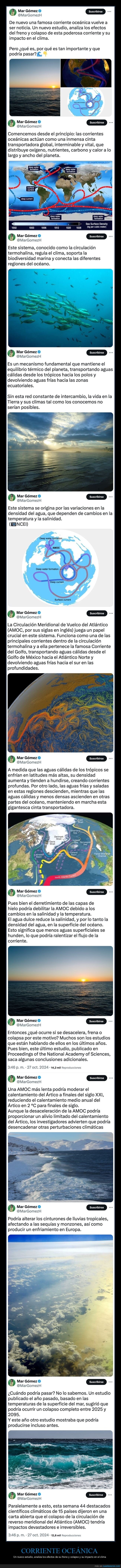 corriente oceánica,colapso,enfriar