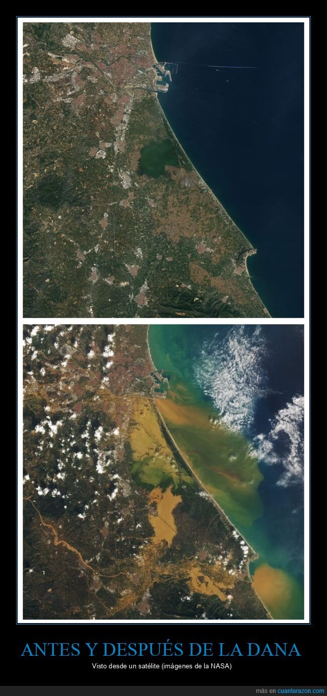 dana,antes,después,satélite,valencia