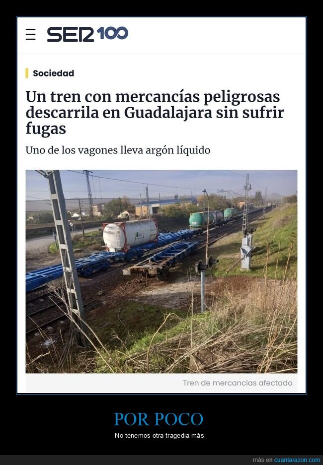 tren,descarrilar,mercancías peligrosas