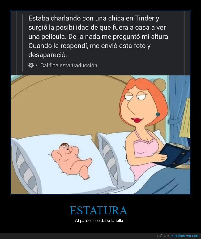 tinder,estatura,padre de familia