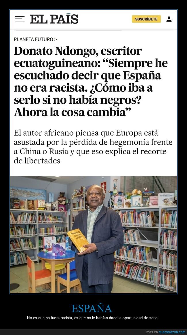 donato ndongo,españa,racismo,negros