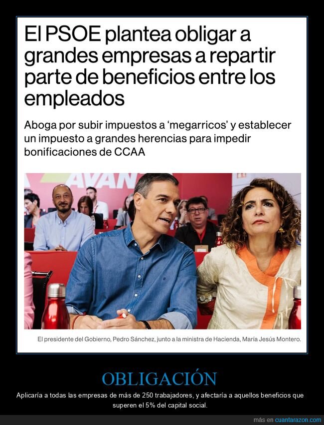 psoe,empresas,repartir,beneficios,empleados