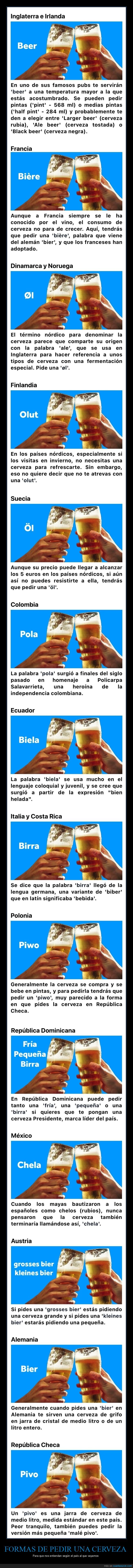 cerveza,pedir,países