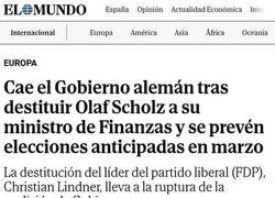 Enlace a El gobierno alemán ha caído