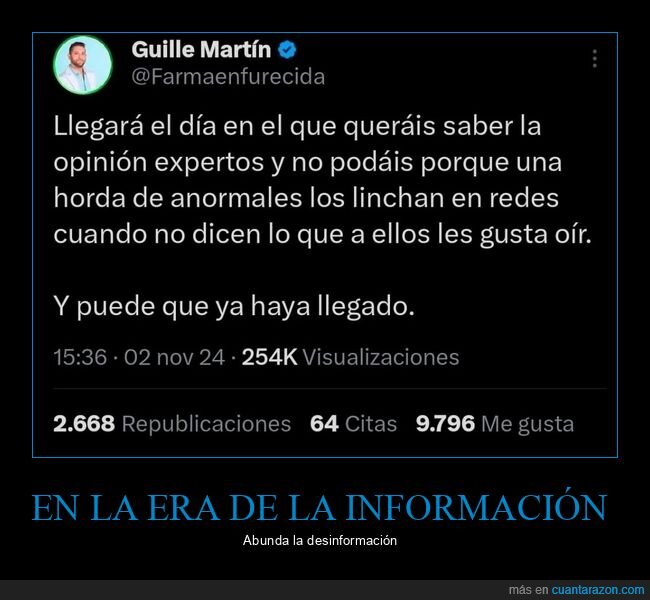 expertos,linchar,redes