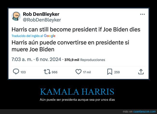 joe biden,kamala harris,morir,políticos