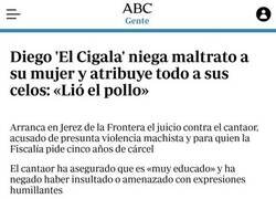 Enlace a El Cigala en los tribunales