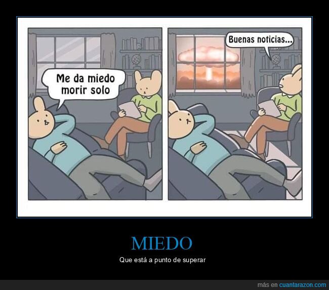 explosión nuclear,miedo,morir solo