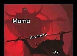 Enlace a Este humilde siervo le hace la entrega de la cartera