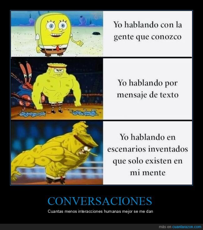 hablar,bob esponja