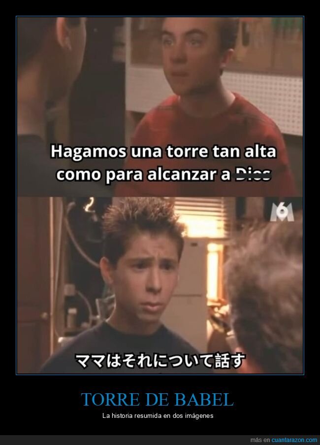 torre de babel,dios,isiomas